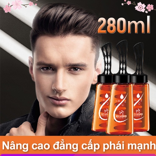Gel Vuốt Tóc Nam Kèm Lược Cao Cấp Chai 260ml