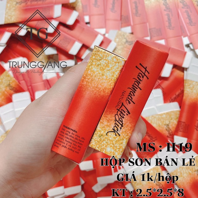 100 hộp đựng son H19
