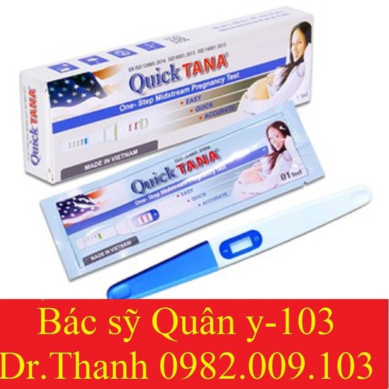 BÚT THỬ THAI QUICKTANA CHO KẾT QUẢ NHANH VÀ CHÍNH XÁC 4-6 NGÀY