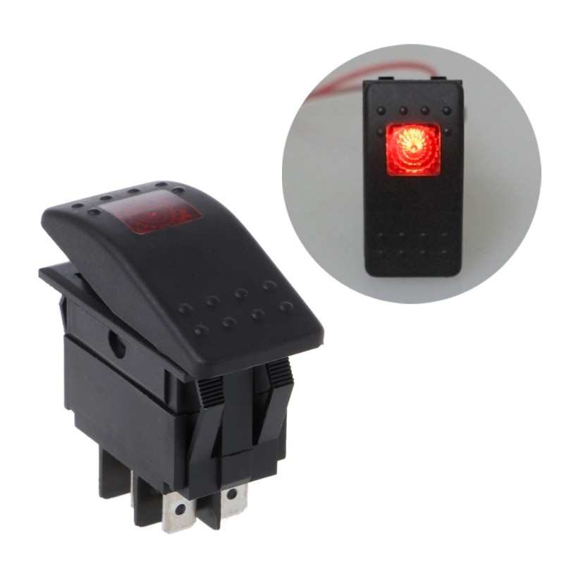 Công tắc đèn LED 4pin 12V 20A chống thấm nước