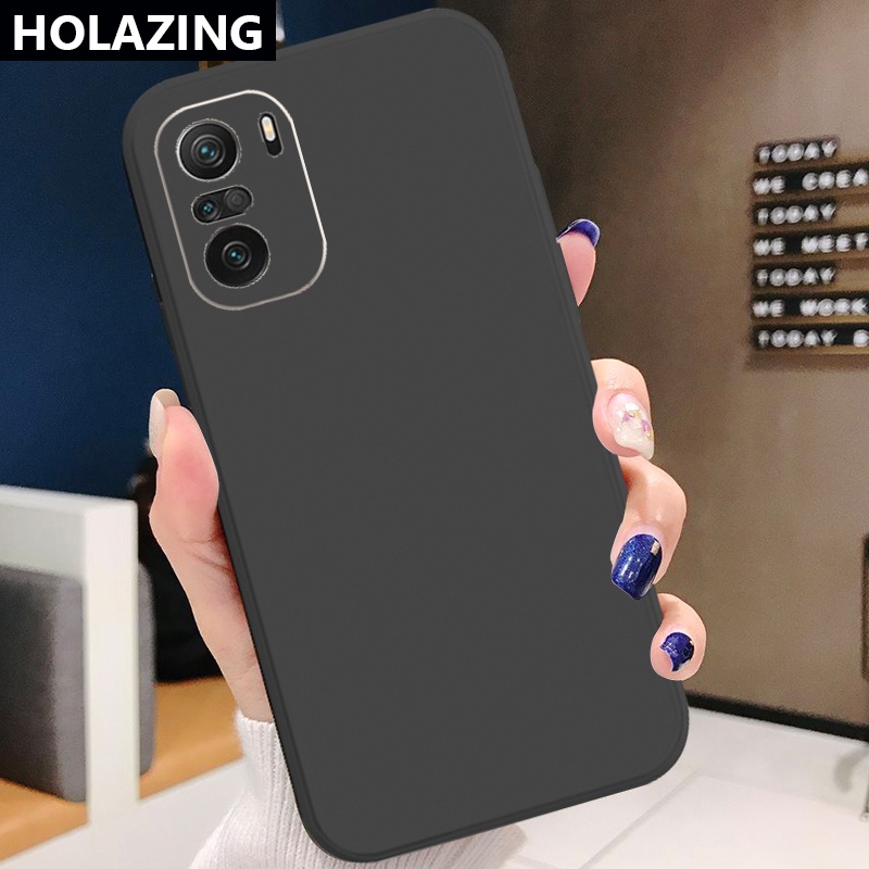 Ốp Điện Thoại Silicon Mềm Viền Vuông Cho Xiaomi Redmi Note 10 Pro 9S 9A POCO X3 NFC M3 Pro 5G