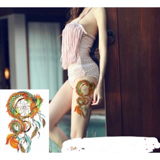 Hình xăm dán tattoo bắp lớn và bắp nhỡ