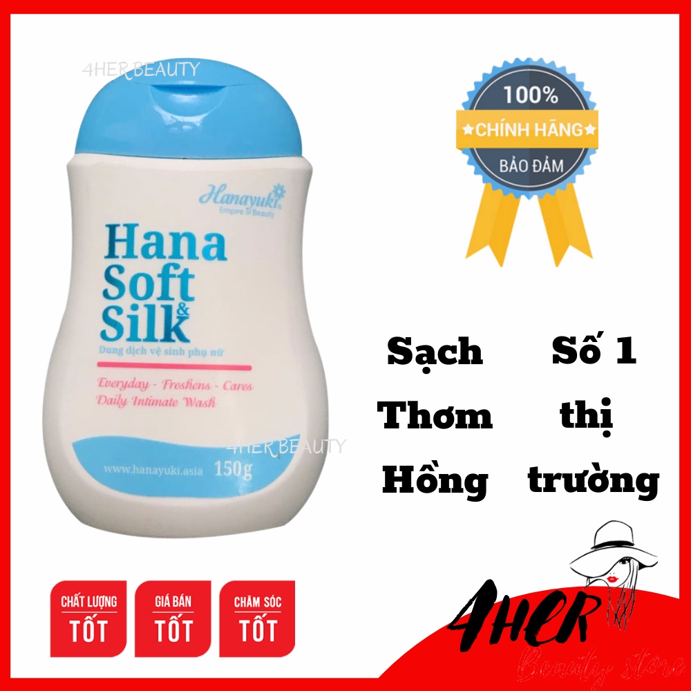 Dung dịch vệ sinh phụ nữ Hanayuki Soft Silk