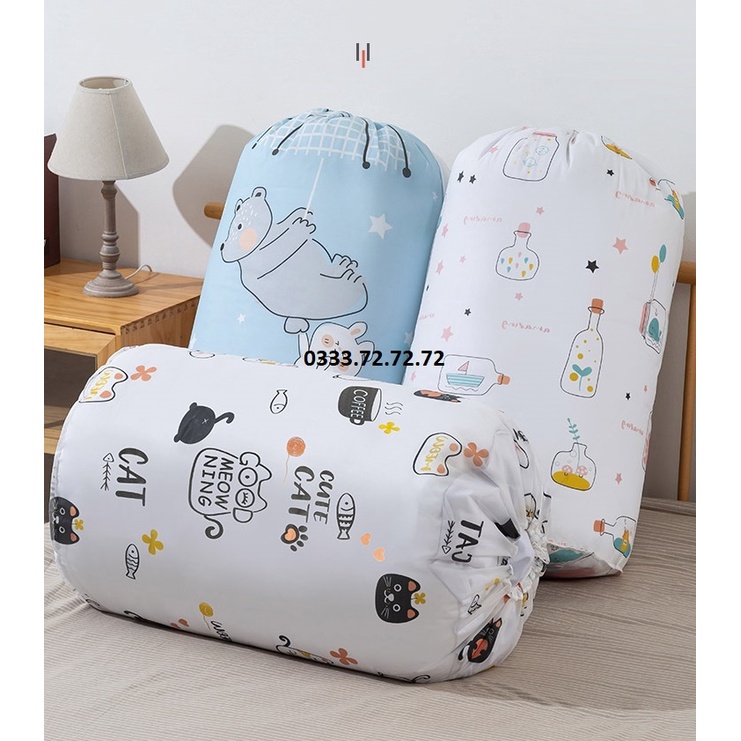 Nhựa sinh học tự hủy - Túi đựng quần áo chăn màn không thấm nước, đựng đồ đa năng