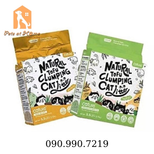 Cát vệ sinh đậu nành Cature Tofu cho mèo 7L