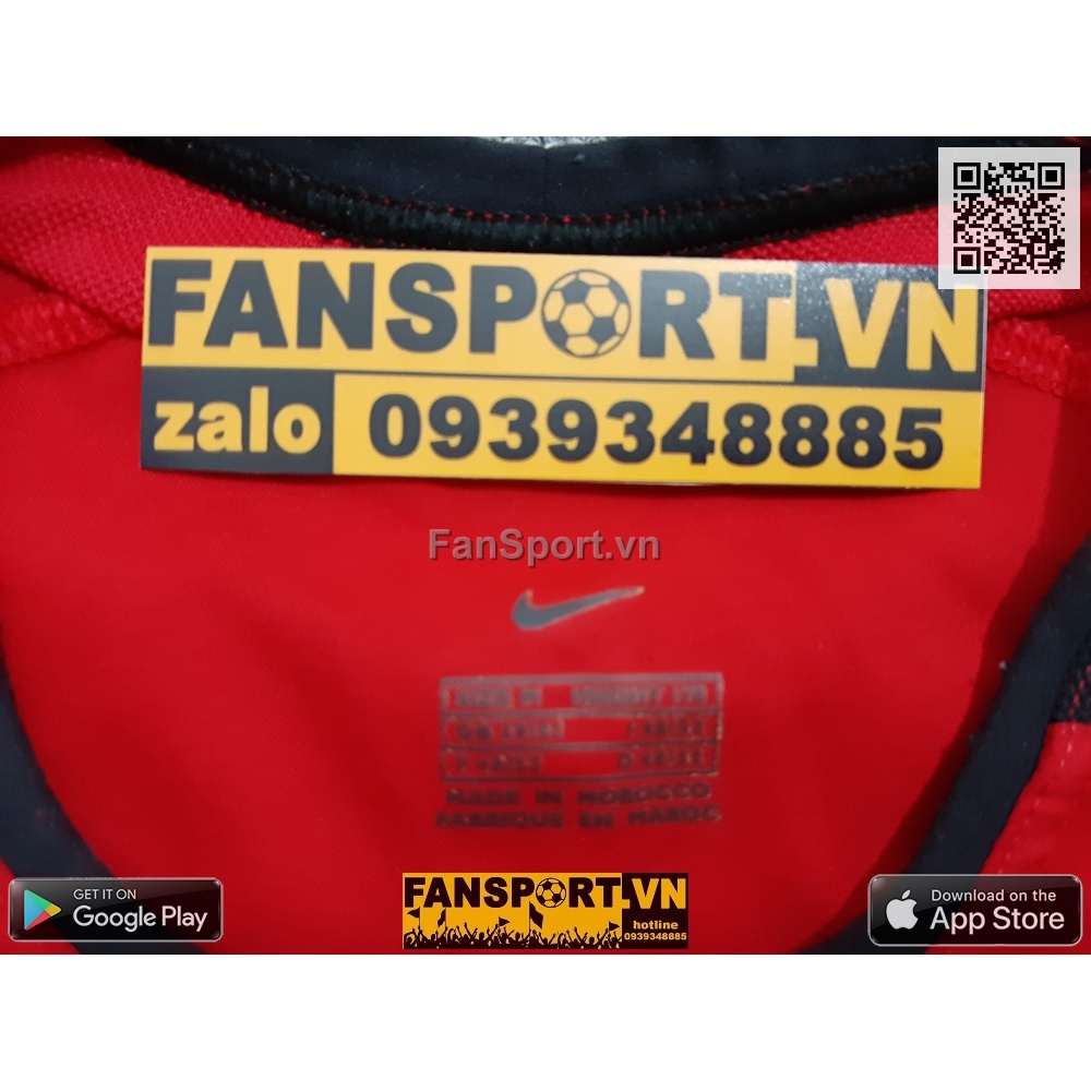 Áo đấu bóng đá Manchester United Community Shield 2003 home shirt 2002 2004 red NIKE 184947 size M