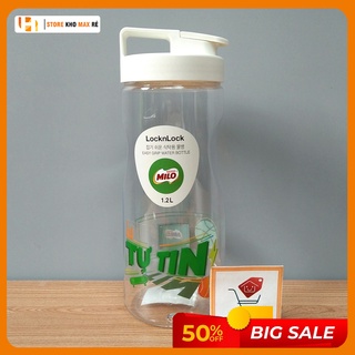 Bình Nước Thể Thao Cầm Tay Bằng Nhựa 820ml  Với Nút Mở Tiện Dụng có quai
