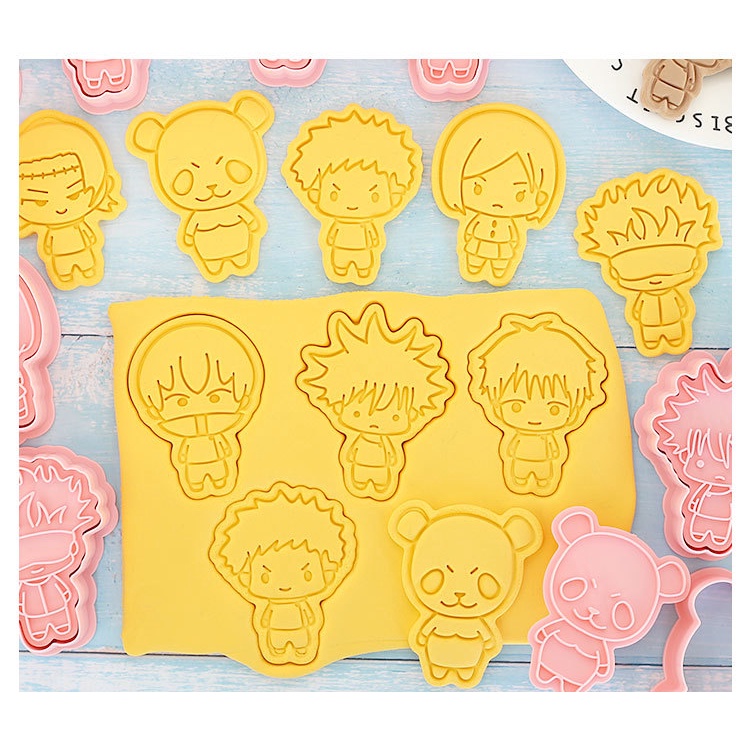 Set 8 Khuôn Làm Bánh Quy Hình Hoạt Hình Xinh Xắn
