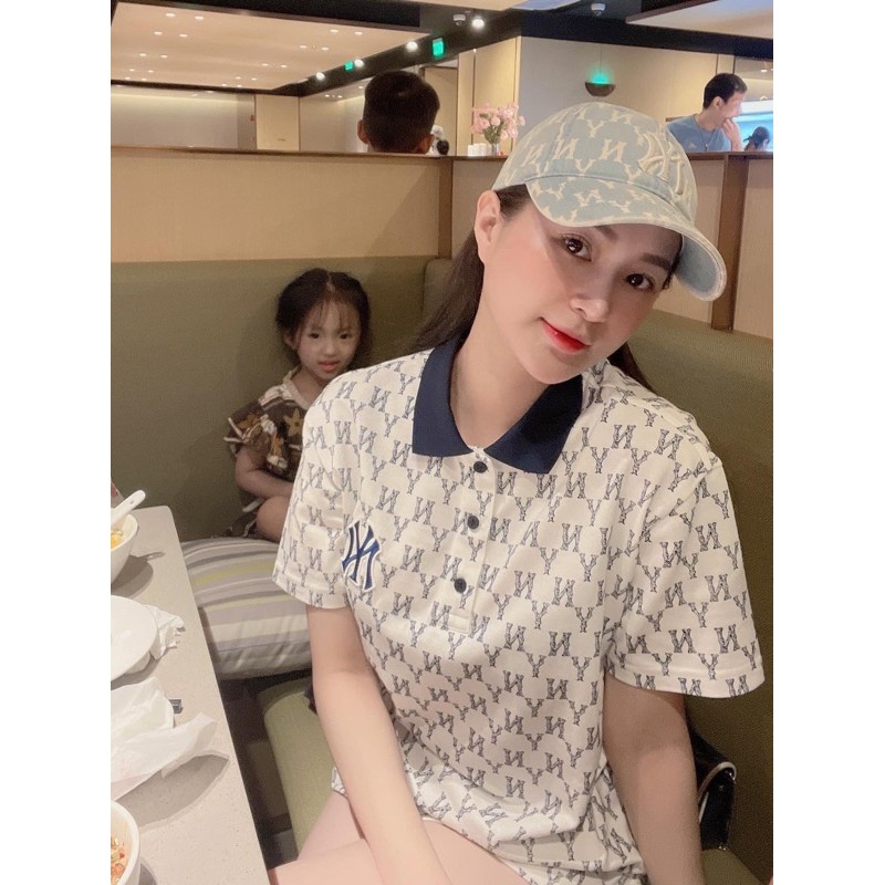 (ảnh thật form nam- nữ) Áo polo hàng đẹp không tì vết 2 màu xanh - trắng | BigBuy360 - bigbuy360.vn