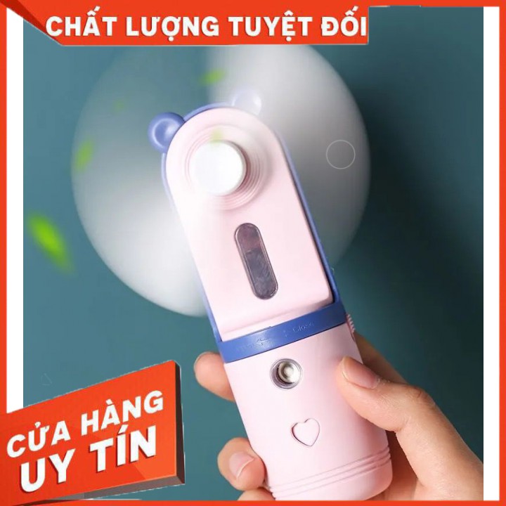 QUẠT PHUN SƯƠNG MINI [FREESHIP-HOÀN XU] Tích Điện Cầm Tay Gấp Gọn Chính Hãng Cao Cấp | BigBuy360 - bigbuy360.vn
