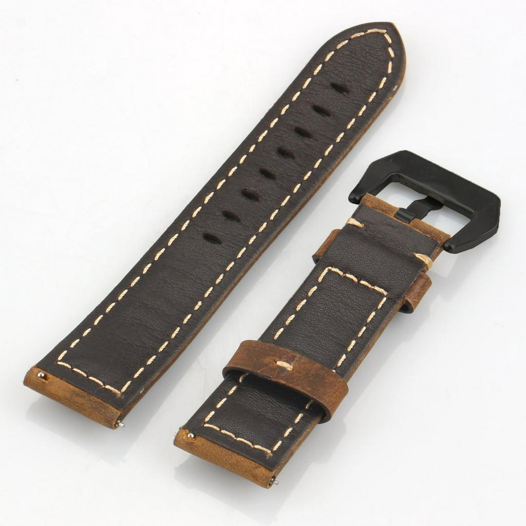 Dây đeo làm bằng da ngựa cho đồng hồ thông minh huami amazfit GTR mini/4/3/2/2e GTR 42mm 47mm gtr2 gtr3 pro