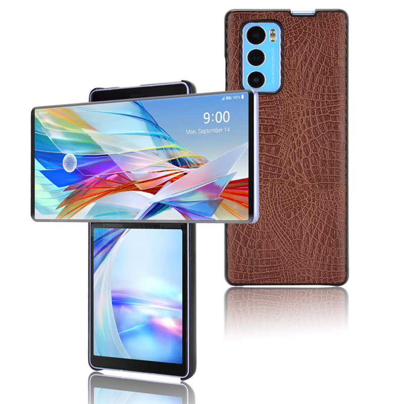 Ốp Điện Thoại Cứng Họa Tiết Cá Sấu Cổ Điển Cho google lgwing 5g