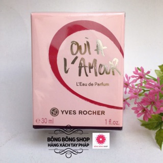 (Hàng Pháp) Nước hoa Yves Rocher Oui À L'Amour L'Eau de Parfum 30ml