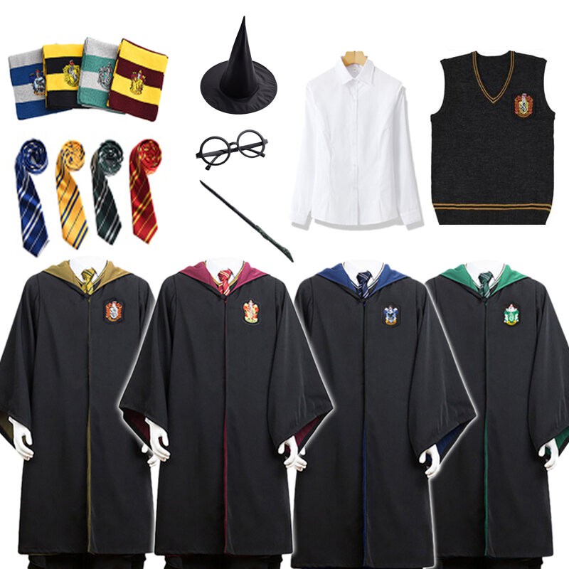 Trang Phục Harrypotter Salazar Slytherin - Godric Gryffindor - Rowena Ravenclaw - Helga Hufflepuff