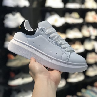 [ Freeship - Fullbox ] Giày MC Queen gót đen nam nữ, Giày MCQueen độn đế 5cm