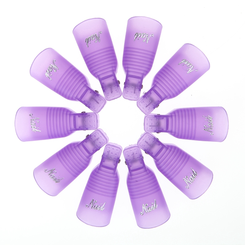 MONJA Plastic Nail Art Soak Off Cap Clips UV Gel Polish Remover Wrap Tool Fluid for Removal of Varnish Manicure Tools