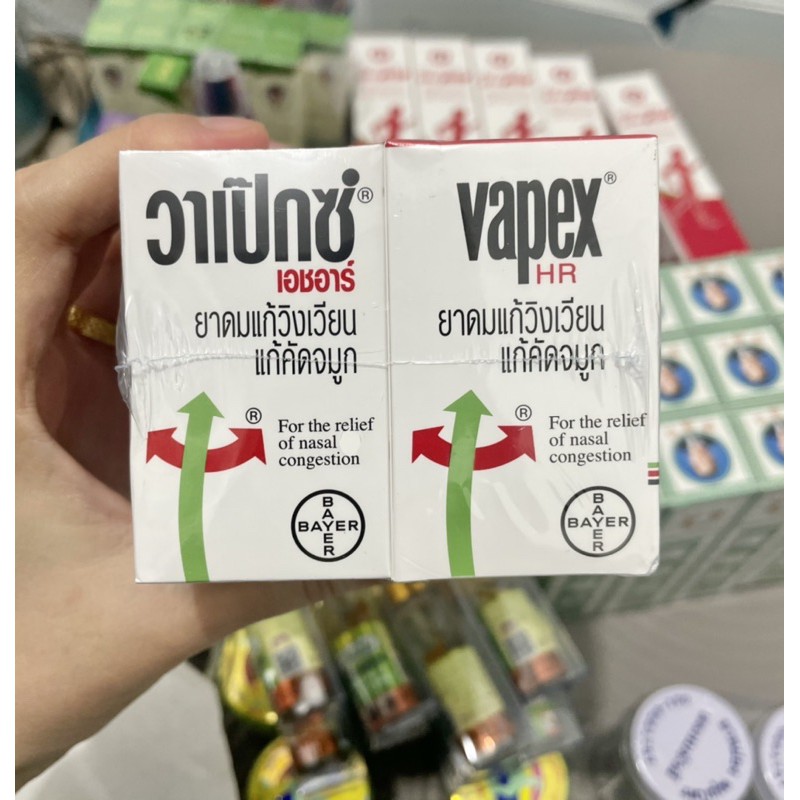 Dầu gió thông mũi Vapex Thái Lan mùi bạc hà cực thơm 5ml Phú Nhuận