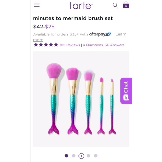 Bộ cọ tiên cá Tarte 🧚‍♀️ on Sale ✨