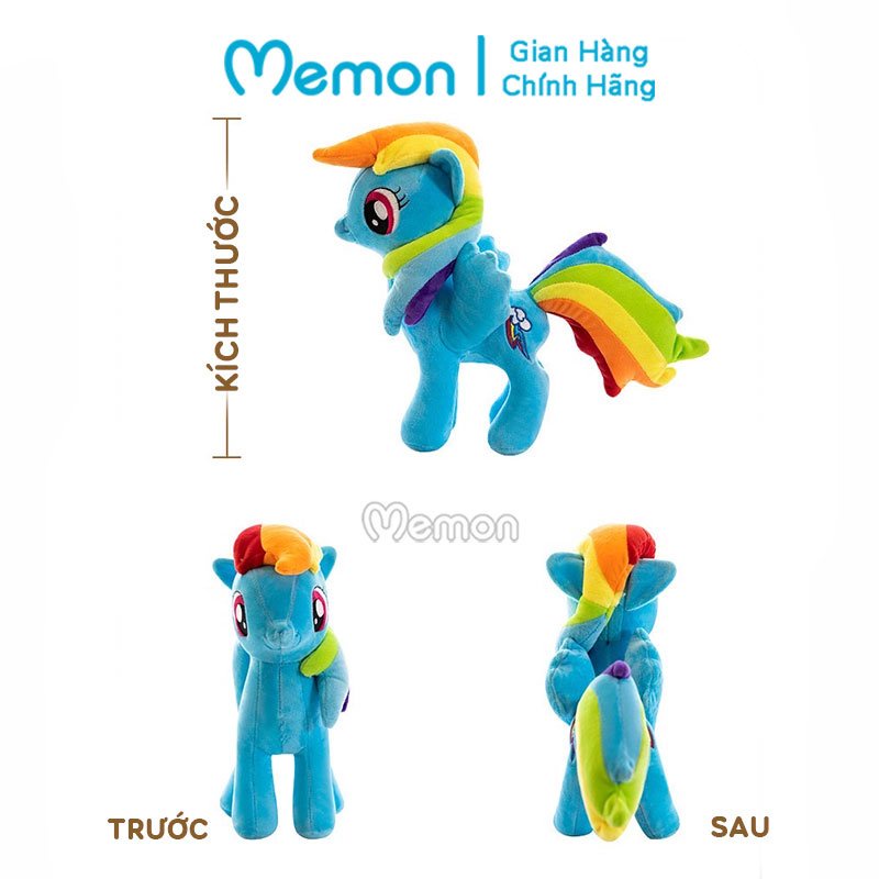 Ngựa Bông Pony Nhiều Màu Sắc Cao Cấp Memon