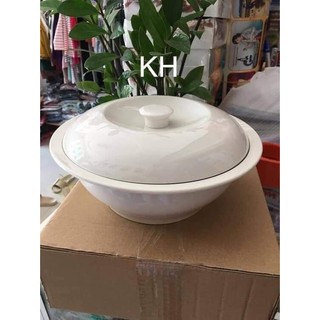 Thố sứ có nắp 9in