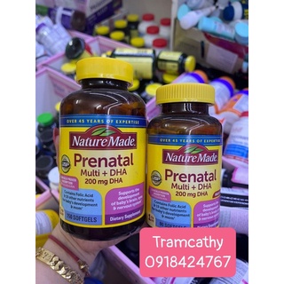 Thanh lý Bổ Bầu Prenatal Multi+DHA 90viên 115v của Mỹ