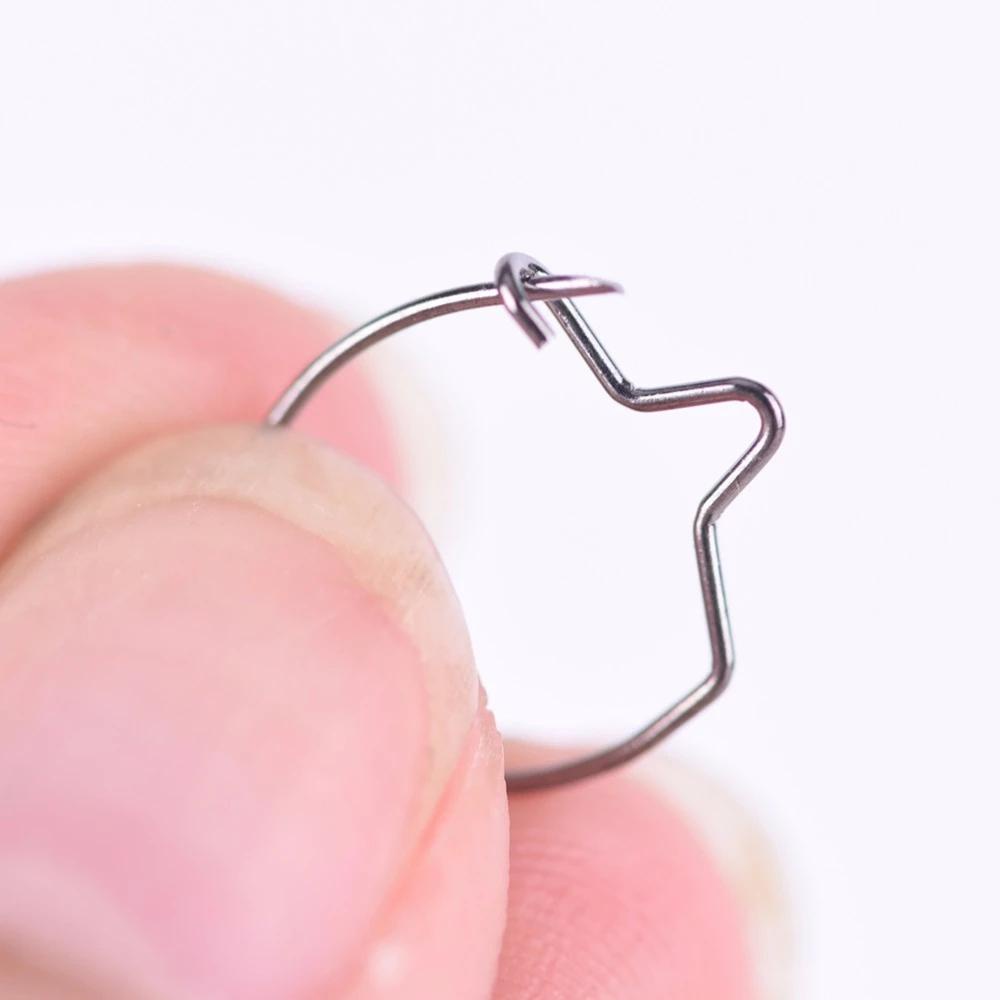 AUGUSTINA Vòng Kẹp Móc Mồi Câu Cá Bằng Thép