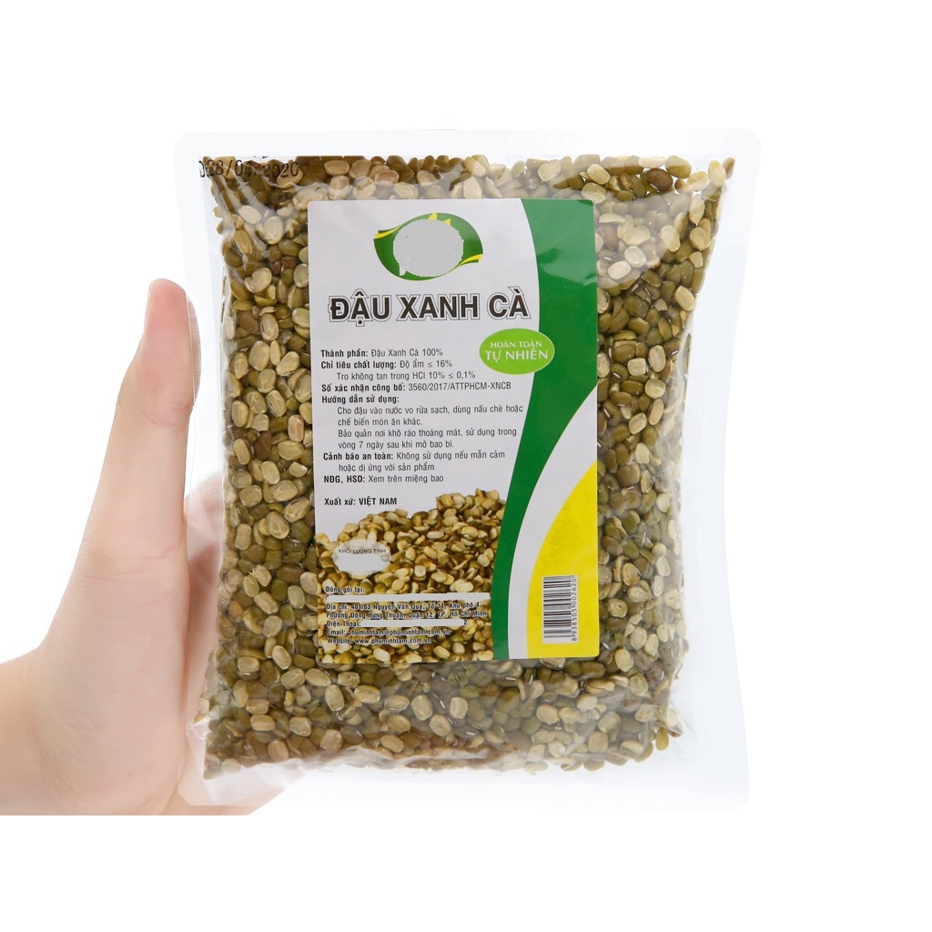 Đậu Xanh Cà Còn Vỏ 500g