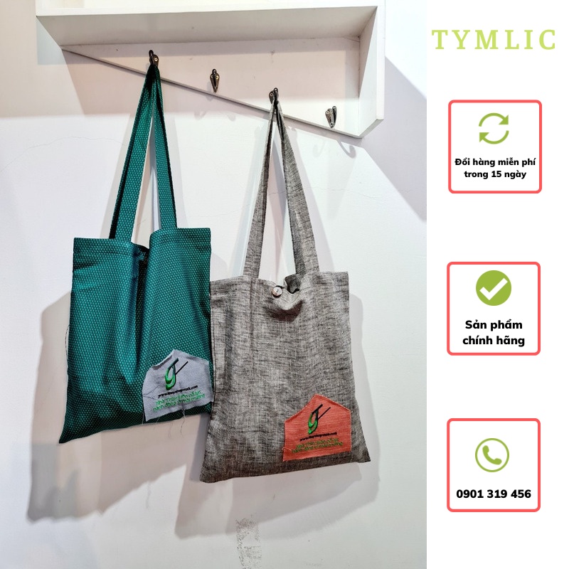 Túi vải vintage xinh xắn dành tặng khách