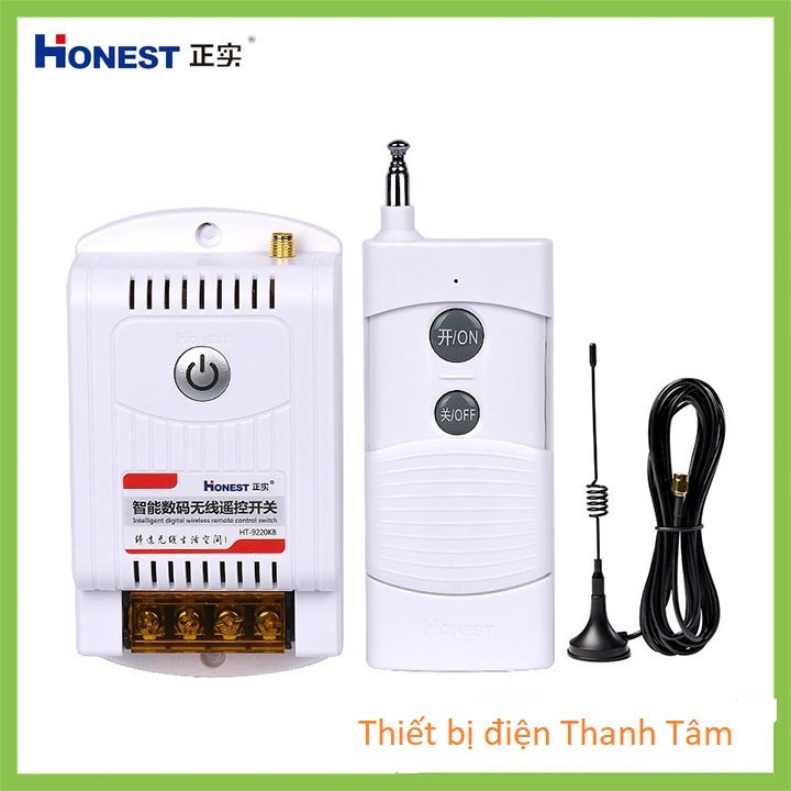 CÔNG TẮC ĐIỀU KHIỂN TỪ XA 2Km Honest HT-9220KG-2 Điều khiển motor điều khiển đèn