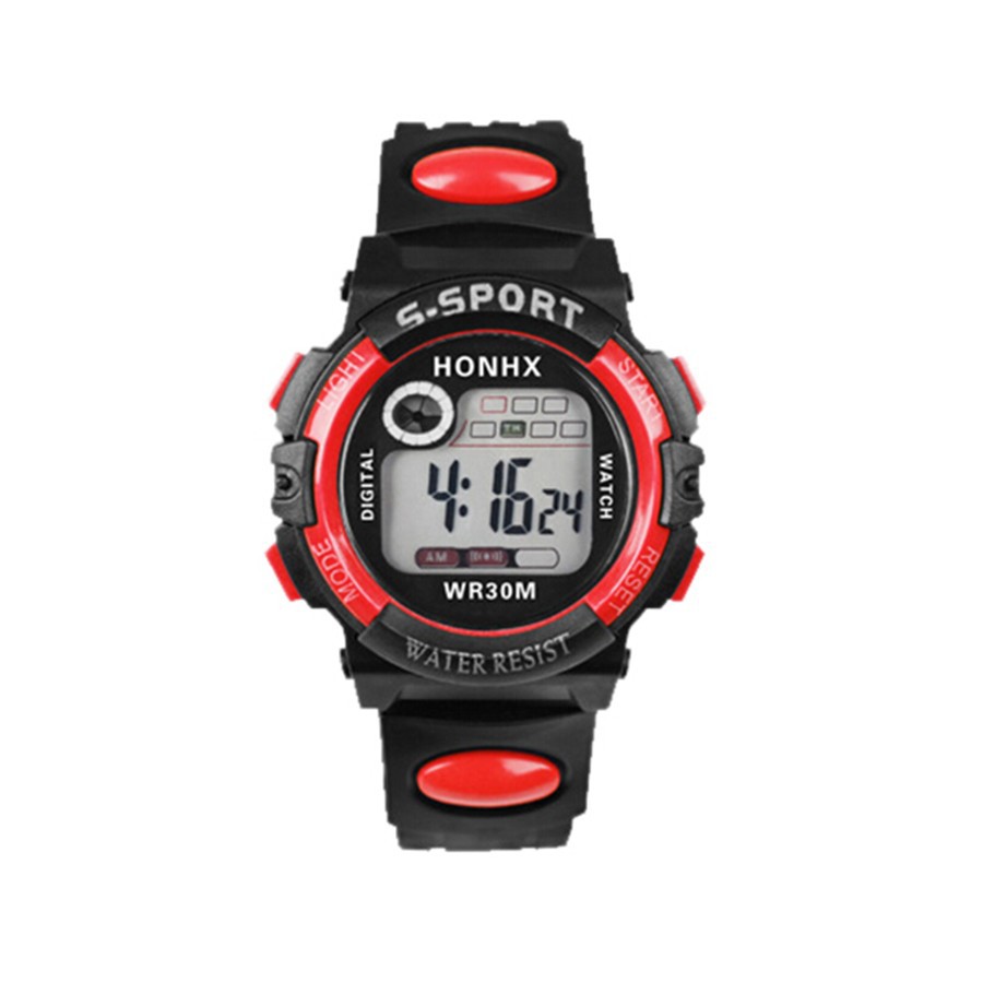 Đồng hồ Unisex LED điện tử dây đeo nhựa thể thao | BigBuy360 - bigbuy360.vn