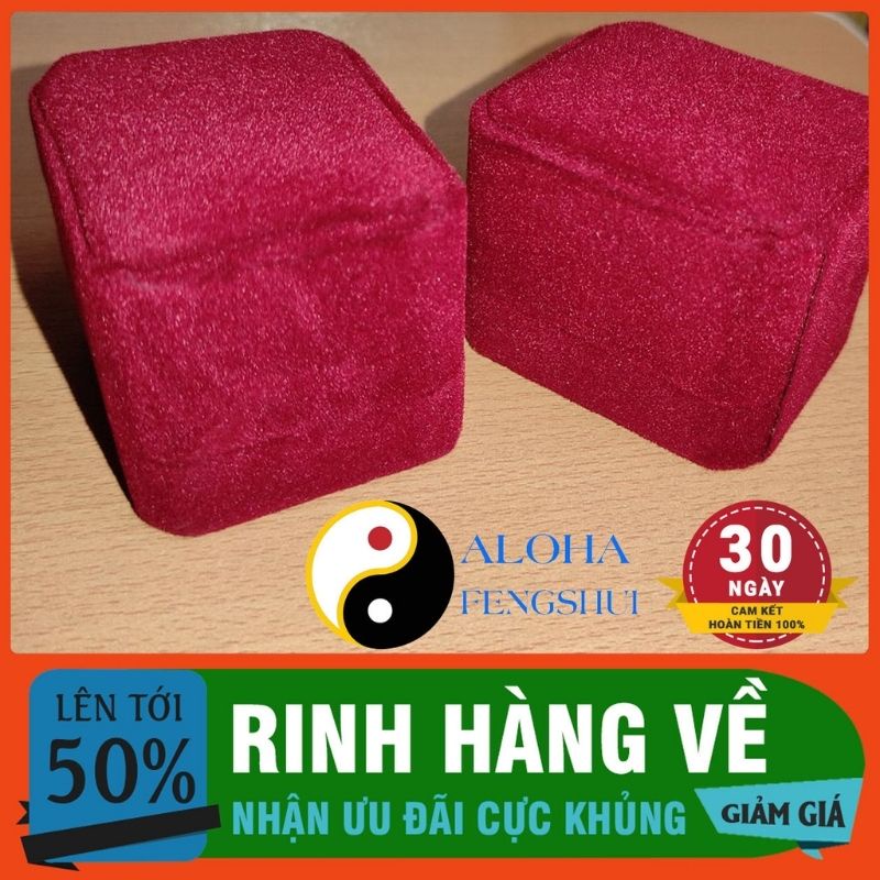 Combo 10 Hộp Nhung Đựng Nhẫn Cao Cấp