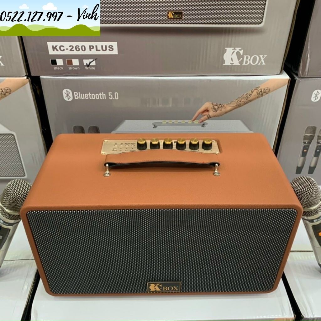 Loa Kéo Xách Tay KCBOX KC260 Plus - Hàng Chính Hãng - Gia Khang Shop