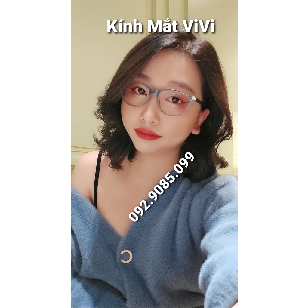 Gọng kính cận thời trang dáng mắt mèo nhỏ siêu xinh chất liệu nhựa - kính 0 độ hàn quốc - nhận cắt cận viễn loạn