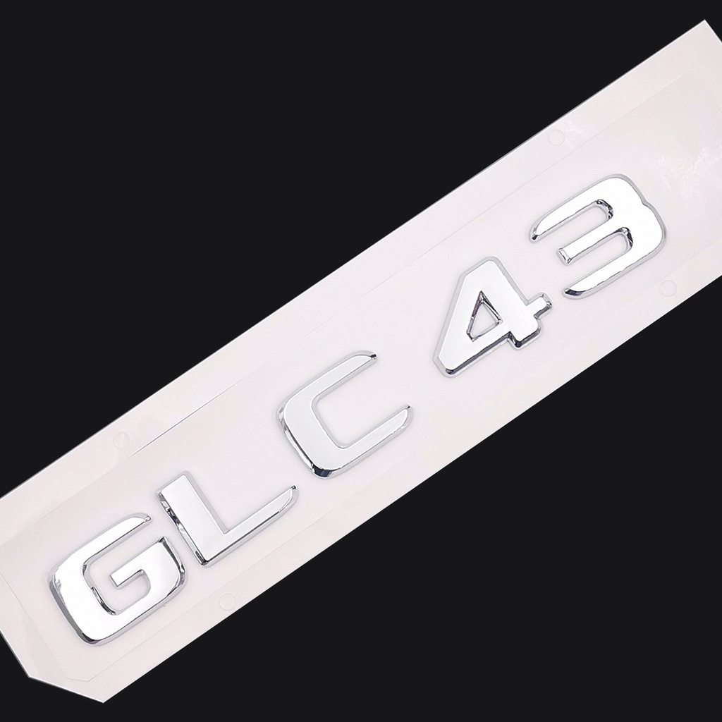 Miếng dán trang trí đuôi xe ô tô Mercedes Benz GLC 43 GLC43 tỉ lệ 1:1