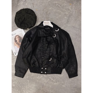 ÁO KHOÁC DA BOMBER CHẤT DÀY DẶN