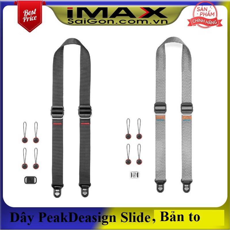 DÂY MÁY ẢNH PEAKDESIGN SLIDE BLACK, NEW, SITE TO NHẤT