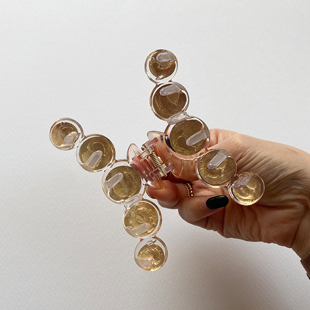 Kẹp Tóc Kim Loại Cỡ Lớn Thời Trang Thu Đông Cho Nữ