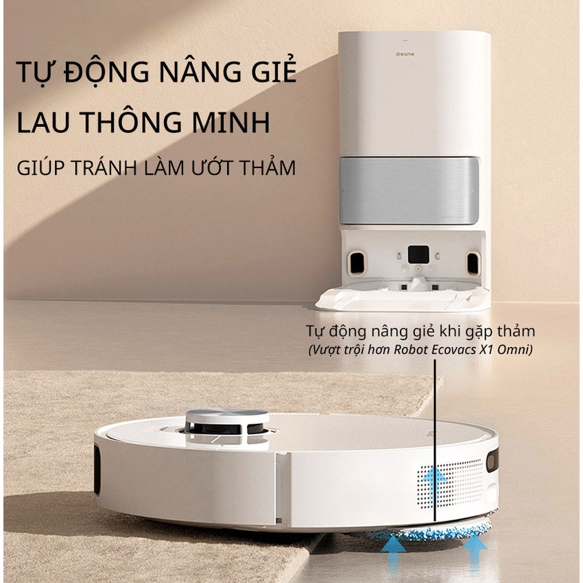 Robot, Máy Hút Bụi Lau Nhà Thông Minh Dreame L10S Ultra/ L10s Ultra SE –Tự Động Giặt Giẻ - Sấy Khô - Đổ Rác