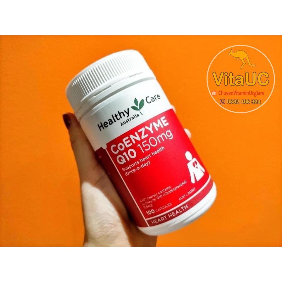 Bổ tim Úc Healthy Care CoEnzyme Q10 150mg 100 Viên