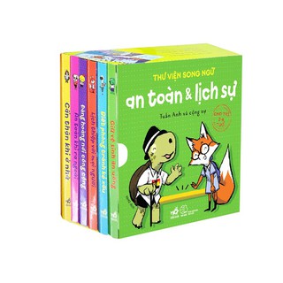 Thư Viện Song Ngữ - An Toàn & Lịch Sự (Hộp 6 Cuốn)