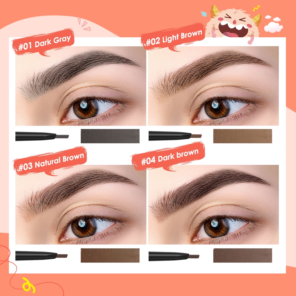 BANXEER 3 Eye Makeup Set Includes Mascara + Eyeliner + Eyebrow Pencil | WebRaoVat - webraovat.net.vn