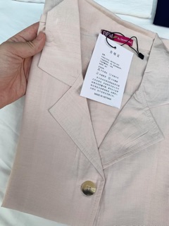 Áo sơmi cộc tay cổ vest (hình thật shop chụp/sẵn)