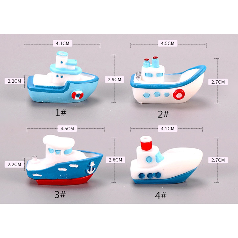 1 Đồ trang trí Thuyền Nhỏ Trang Trí Sân Vườn