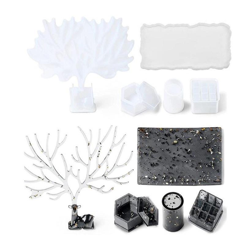 Khuôn Silicone Làm Trang Sức Hình Gạc Hươu Độc Đáo