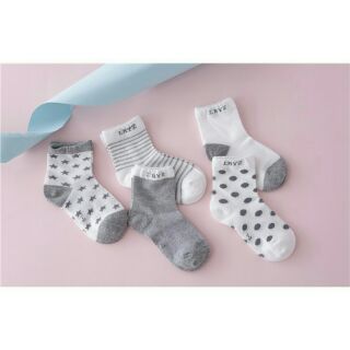 Set 5 đôi vớ chân cho bé