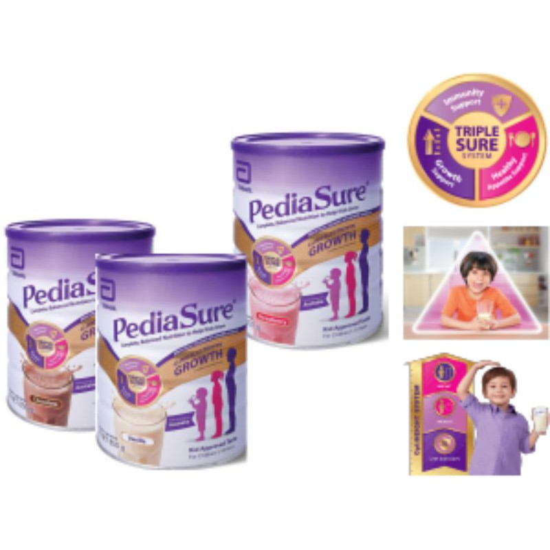 Sữa bột Pediasure 400g hàng việt nam sữa bột công thức tăng chiều cao cho trẻ hương vani 100% chính hãng