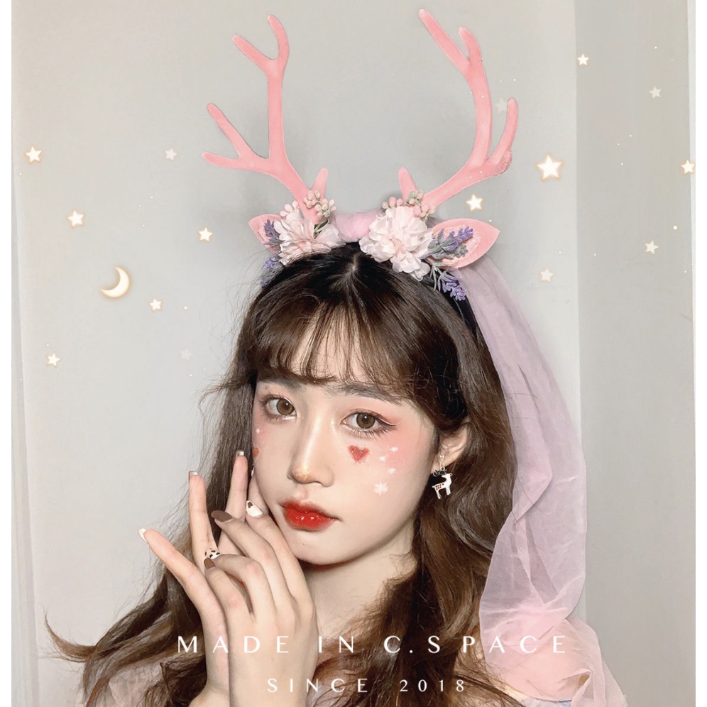 [Augustcloth | AugustJewelry] Bông tai/ Hoa tai tuần lộc Giáng Sinh