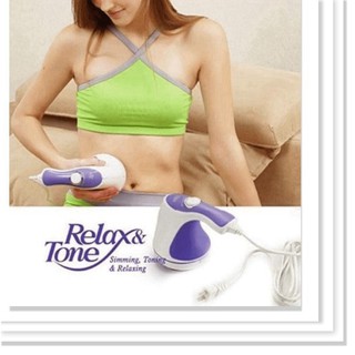 Máy đánh tan mỡ bụng cầm tay Relax & Spin Tone.