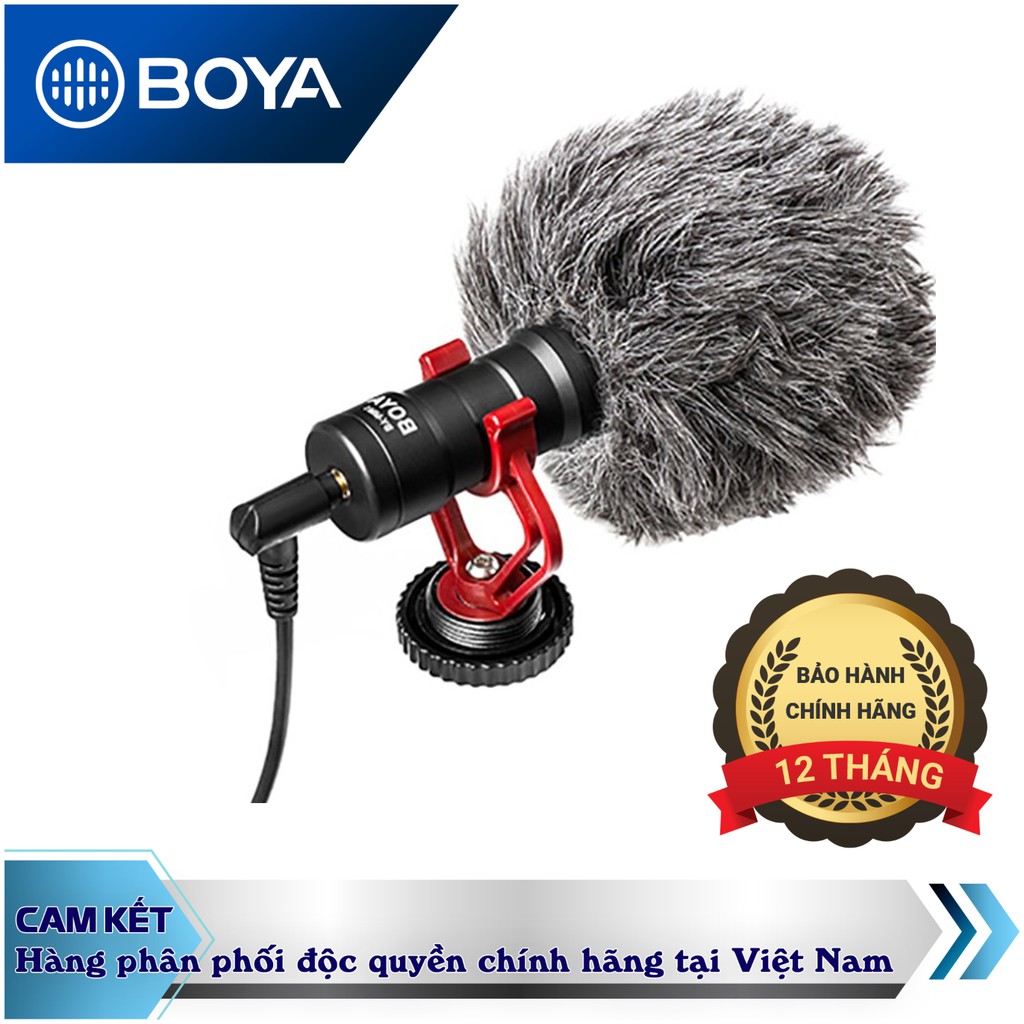 Micro thu âm đa năng BOYA Shotgun Microphones BY-MM1