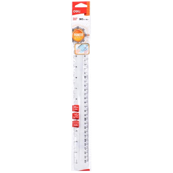 Thước Kẻ Học Sinh Deli 30Cm G00312